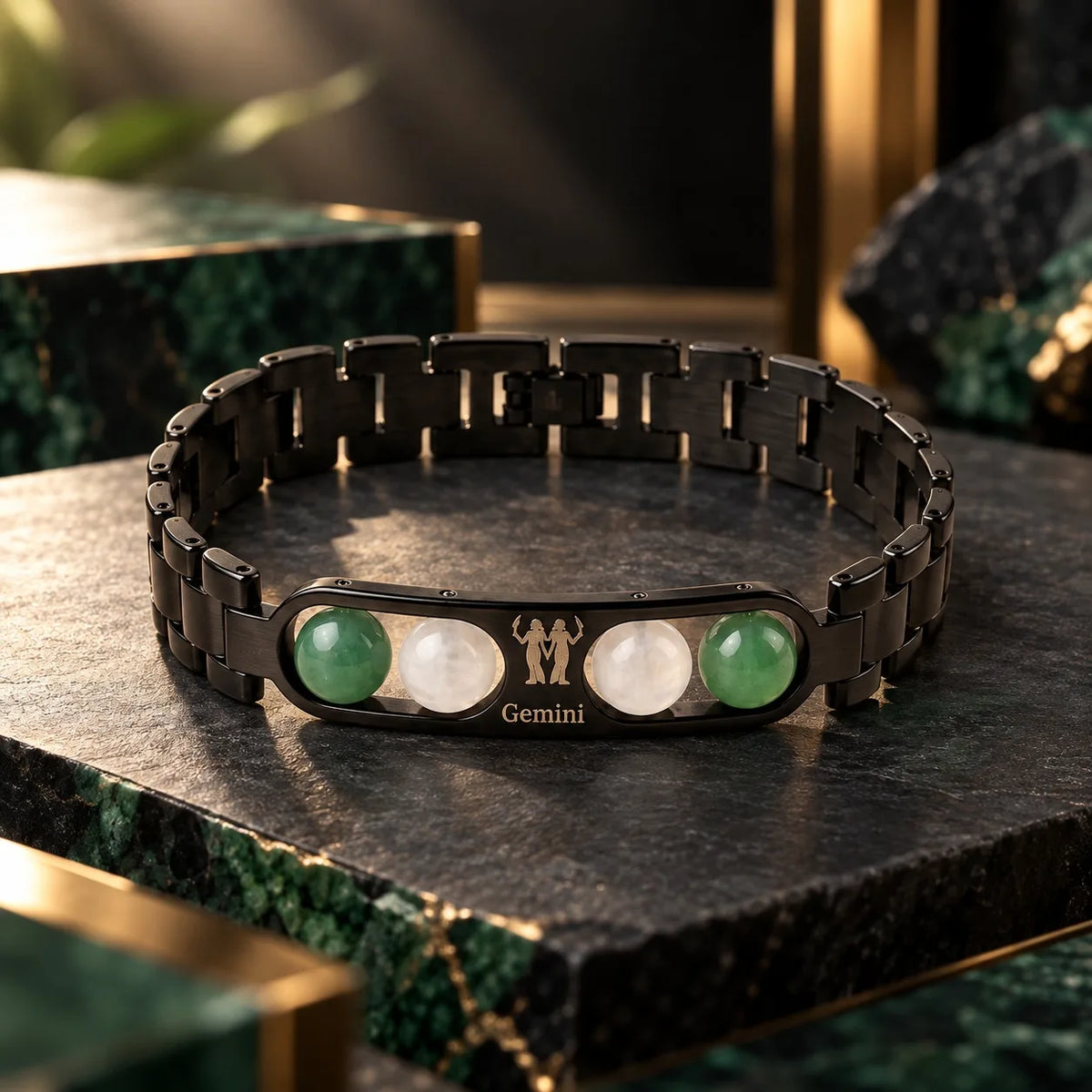 Gemini (मिथुन राशि) Zodiac Metal Bracelet