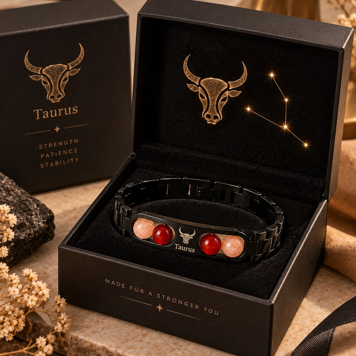 Taurus Zodiac Metal Bracelet