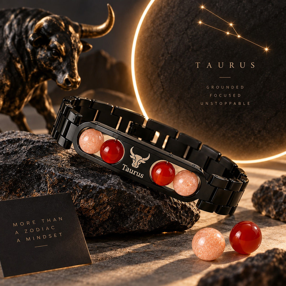 Taurus Zodiac Metal Bracelet