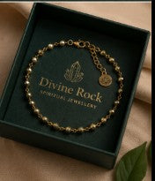 Dhanashree Pyrite Anklet