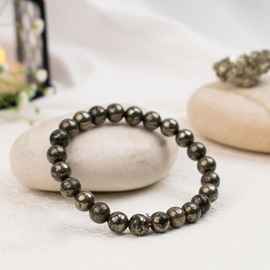 Pyrite Tie-up Bracelet