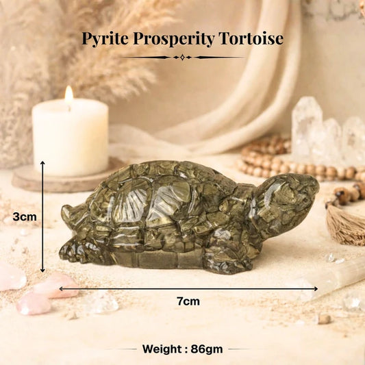Pyrite Prosperity Tortoise (Kachhua) for Vaastu