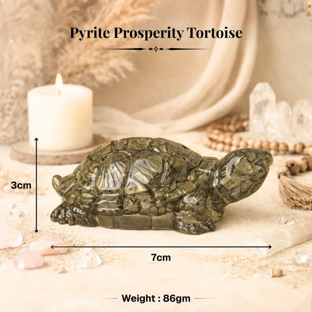 Pyrite Prosperity Tortoise (Kachhua) for Vaastu